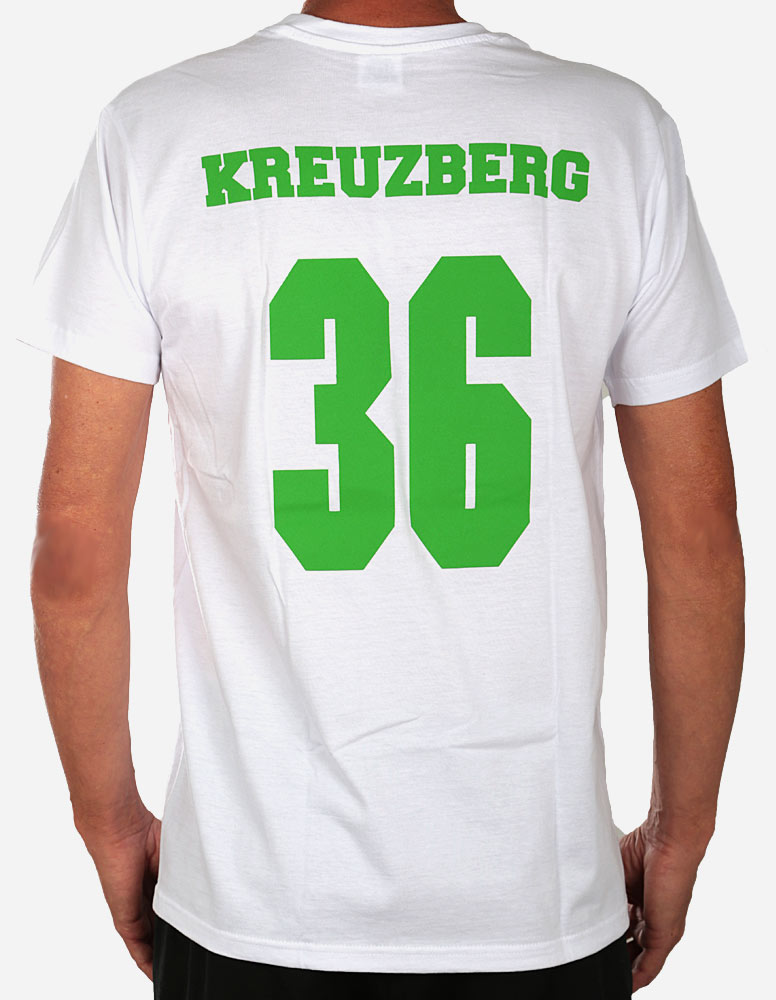 Original Kreuzberg 36 T-Shirt white kelly green