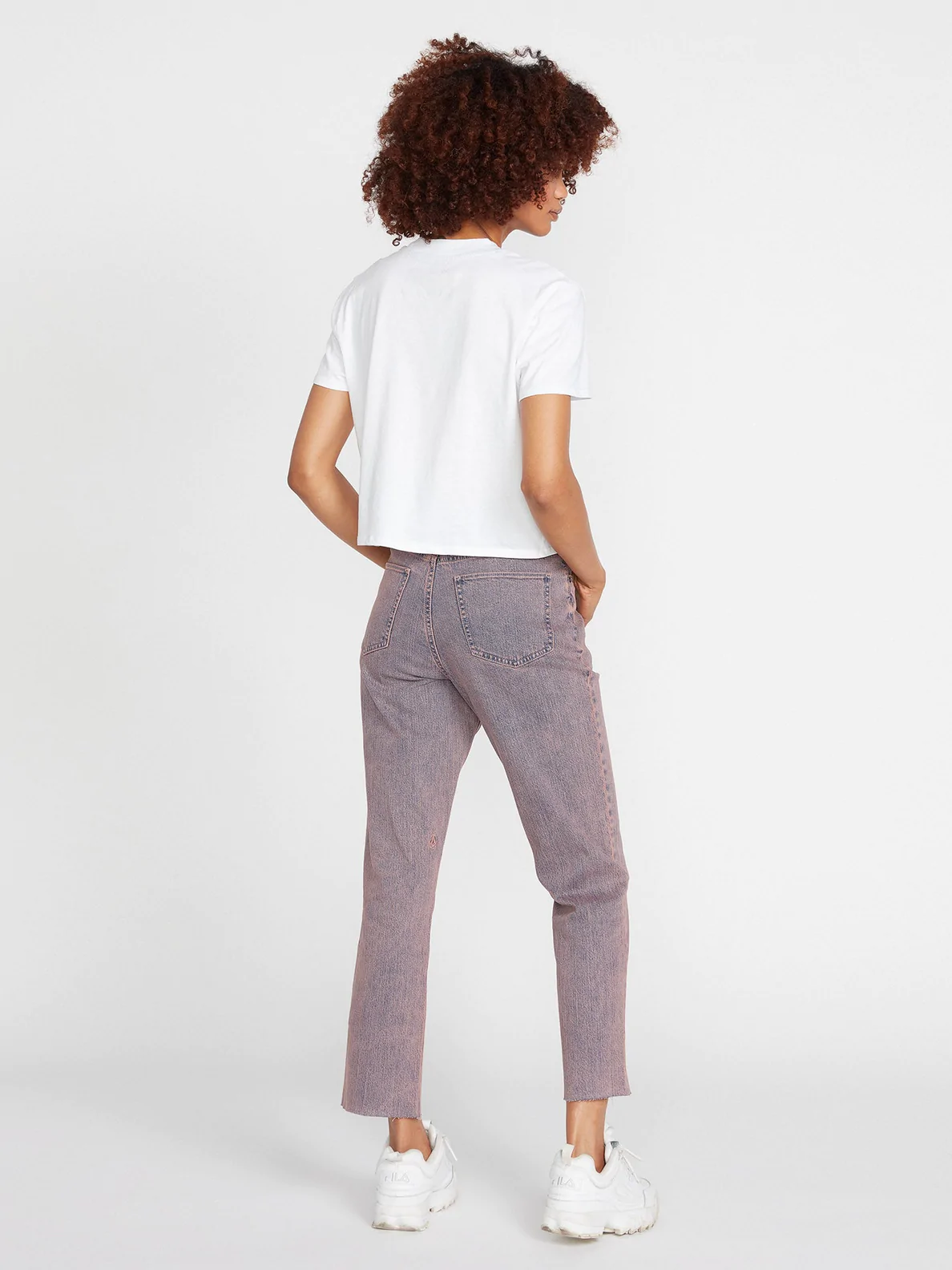 Stone Straight Jeans coral haze
