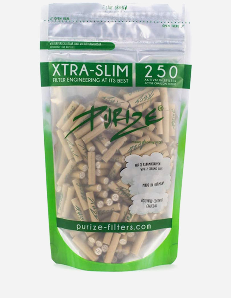 250 Aktivkohlefilter Xtra Slim organic