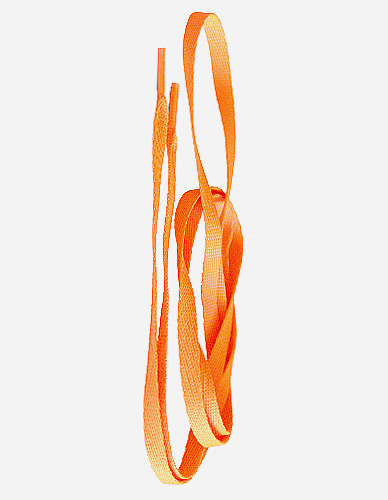 Schnürsenkel Flat neon orange