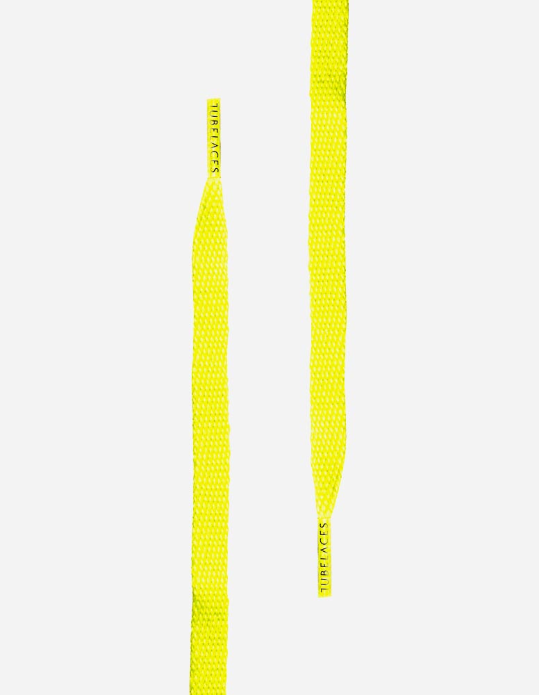 Schnürsenkel flach neon yellow