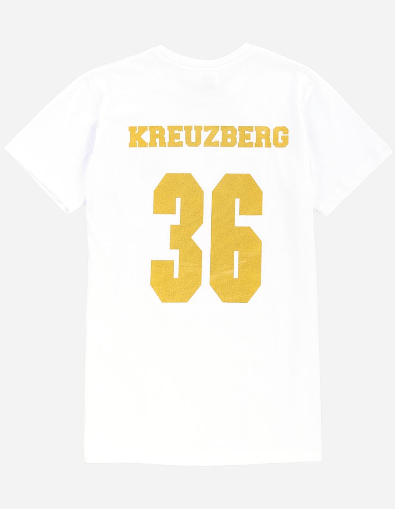 Original Kreuzberg 36 T-Shirt white gold